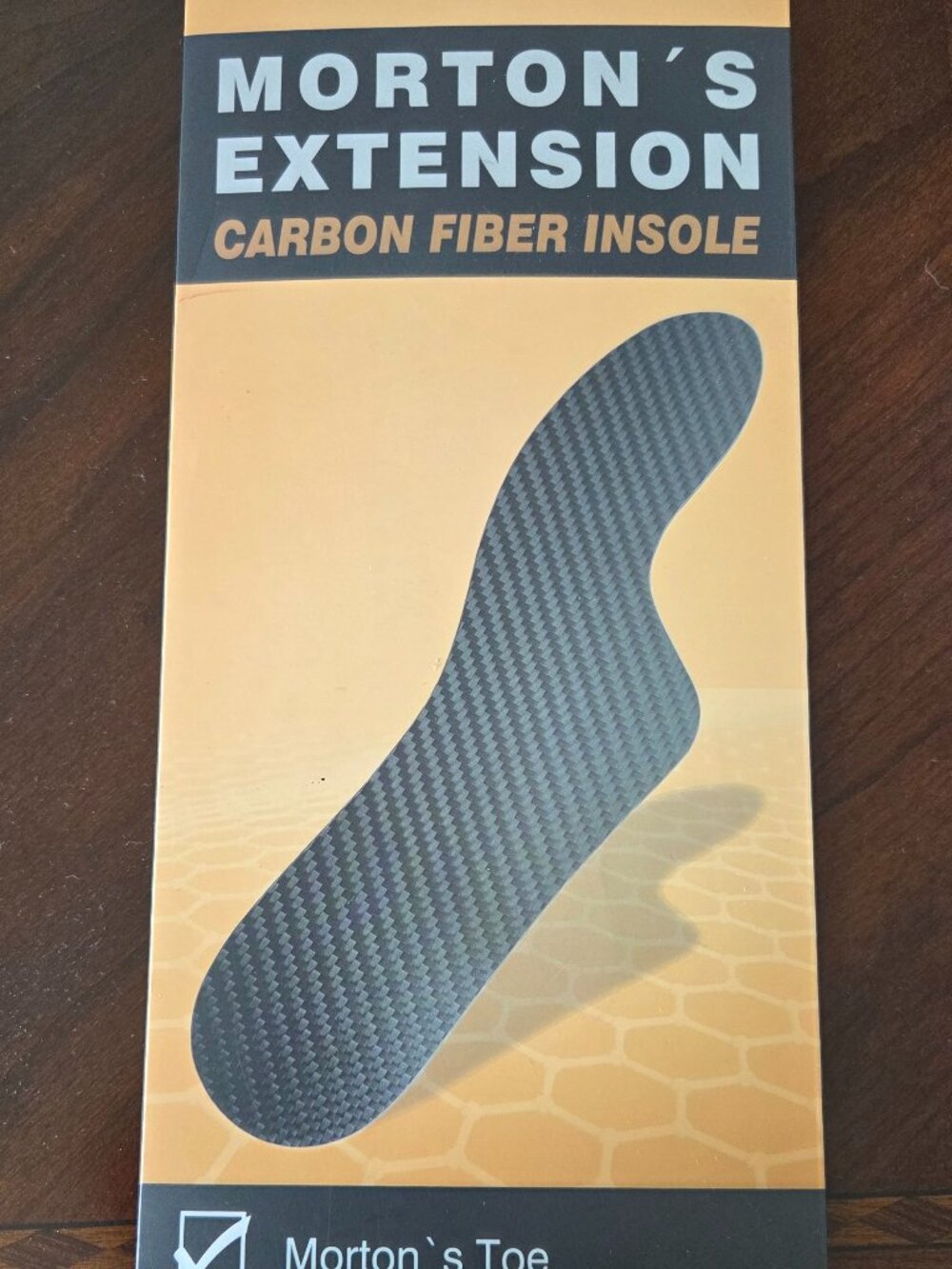 Leelou Morton's Extension Orthotic with Carbon Fiber Insole M 7 W 8